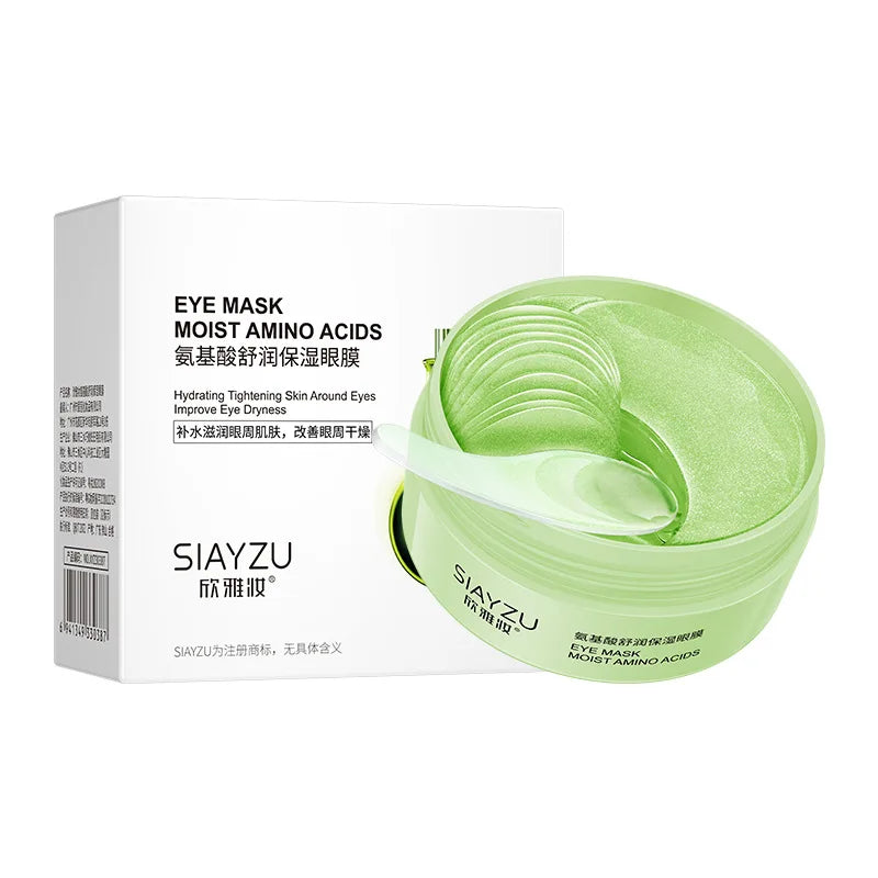 60Pcs Hyaluronic Acid Crystal Collagen Eye Mask anti Dark Circles Remove Eye Bags Moisturizing Firming Eye Patches Skin Care